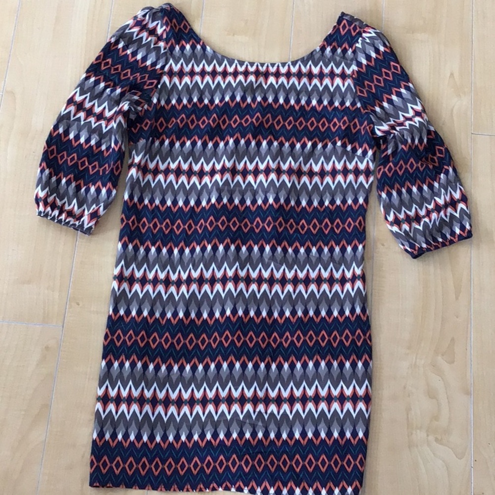 Zipper back dress